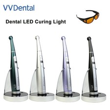 Lampada luce polimerizzazione LED senza fili dentale 1 secondo lampada cura resina 6 modalità 3200 mW/cm²