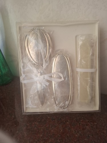 Set spazzola argento - spazzola,