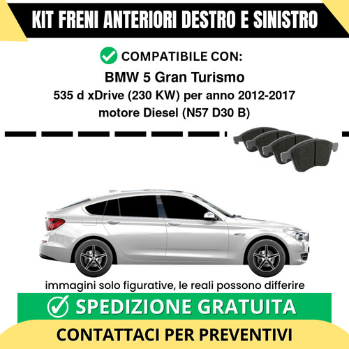 Pastiglie freno anteriori per - pastiglie,