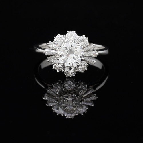 Anello star oro bianco - oro, 18