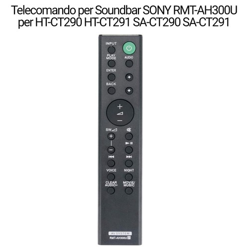 Telecomando per soundbar sony - telecomando,