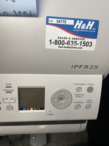Canon ipf825 color plotter - color,