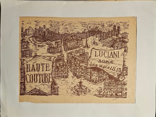 Arnoldo ciarrocchi litografia - ciarrocchi,,