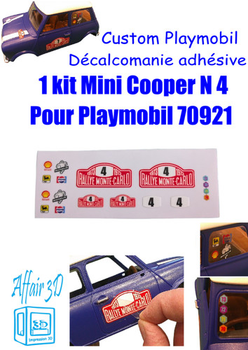 Custom playmobil décalcomanie - custom,