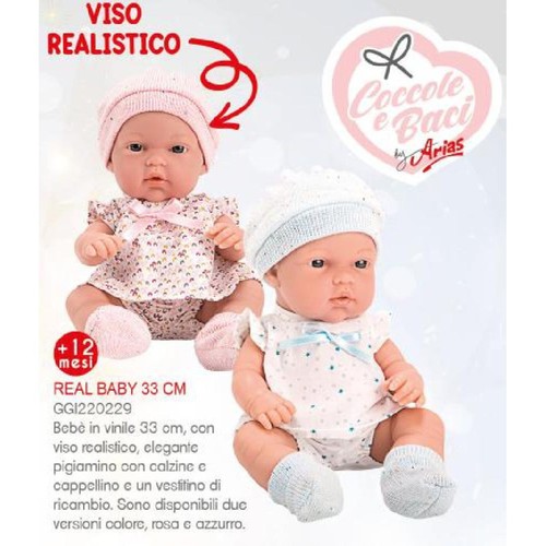 Coccole baci real baby 33 - -,