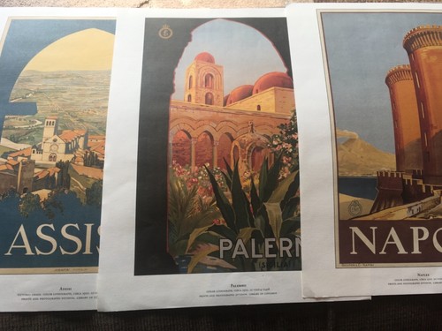 Litografie vintage a colori - a,