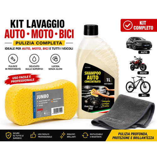 Kit lavaggio auto - kit, moto