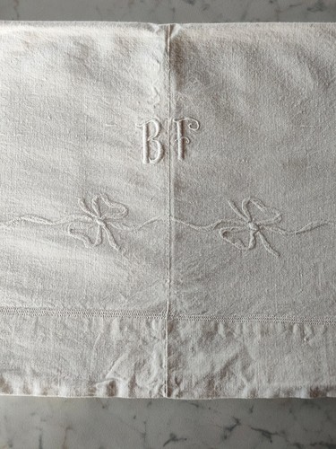 Antico lenzuolo matrimonial - antico,