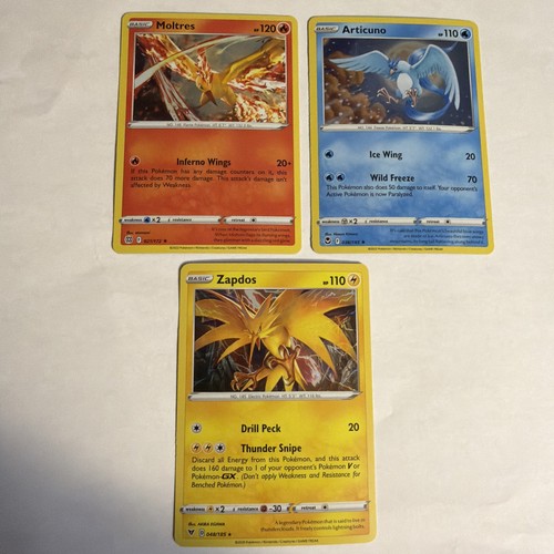 Pokemon zapdos 185 articuno - 48/185,