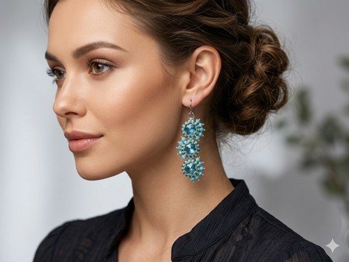 Orecchini rivoli swarovski - orecchini,