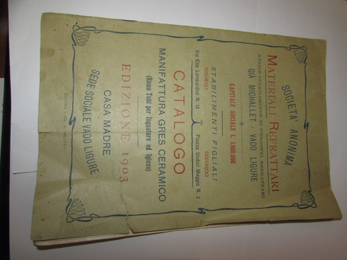 Catalogo materiali refrattari