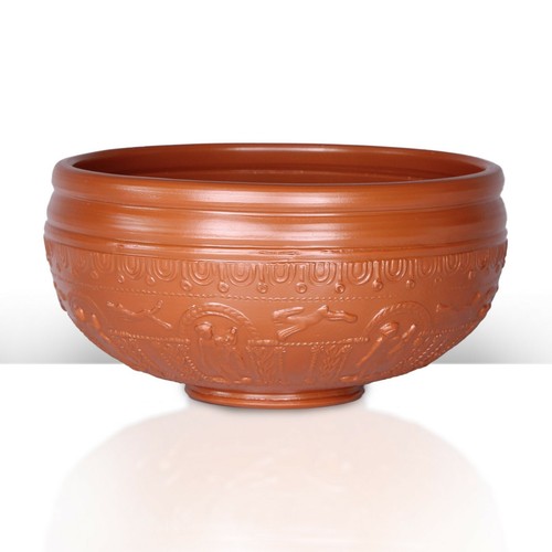 Ciotola samian con lepre - ciotola,