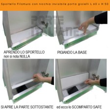Sportello filomuro con nicchia - sportello,