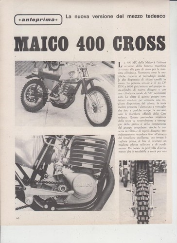Pubblicita news moto maico - ,