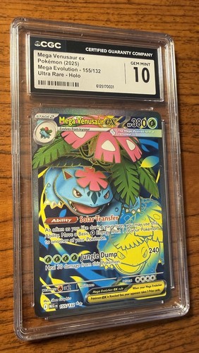 Mega venusaur 155 132 cgc - venusaur,