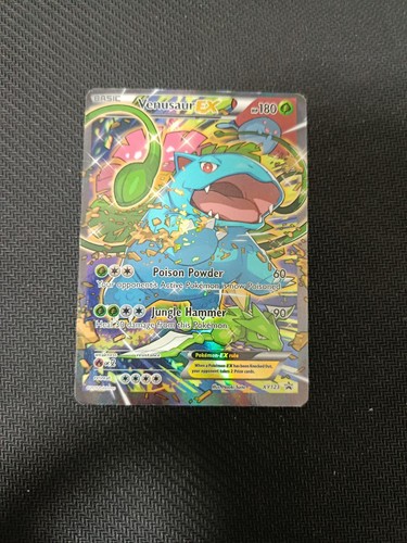 Carta pokémon venusaur - carta,