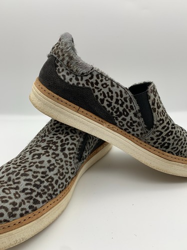 Scarpe slip grigio stampa - on,