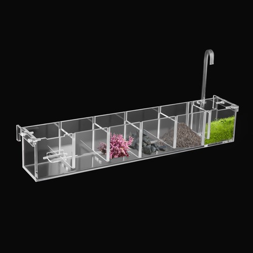 Fish tank hang filter - tank, on