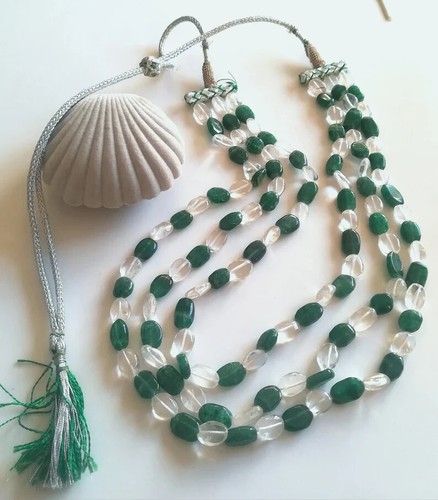 Collana fili giada - collana, verde