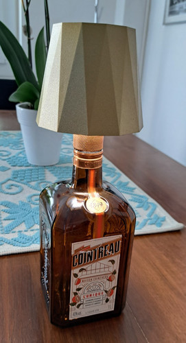 Lampada led con bottiglia - lampada,