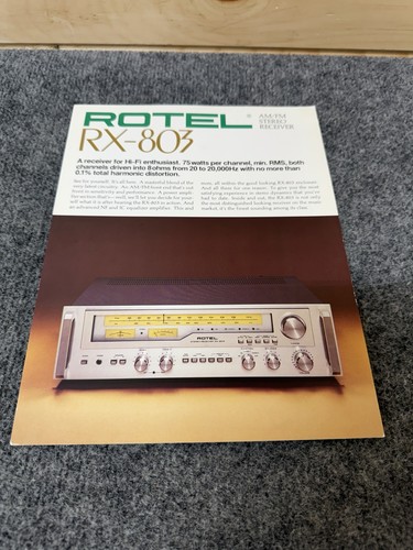 Originale rotel rx 803 - rotel, rx-803