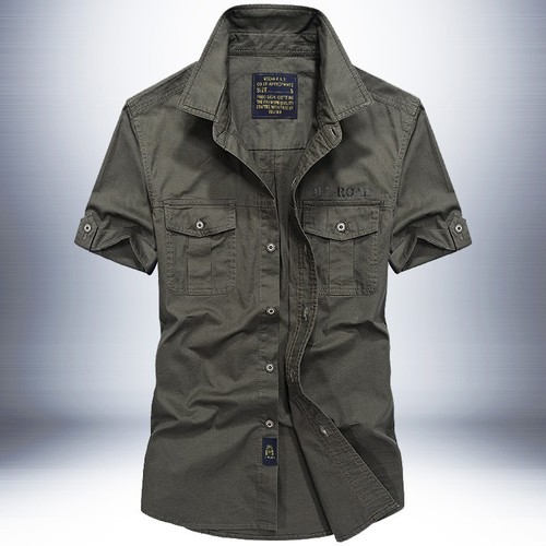 Camicia moda uomo esercito