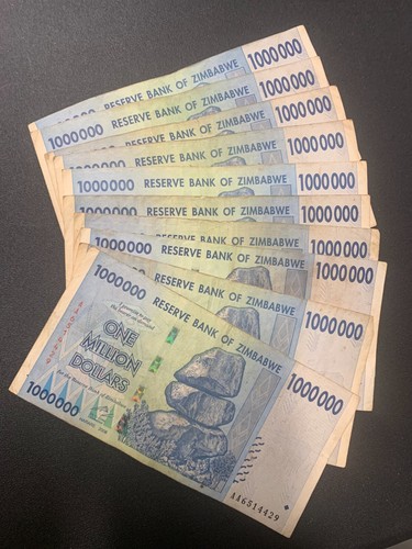 Zimbabwe million dollars - million,