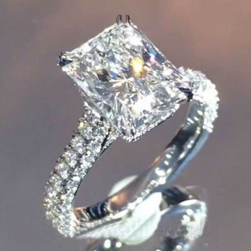Anello fidanzamento aureola - anello,