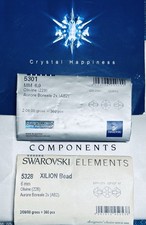 Swarovski 5328 6mm - olivina, ab
