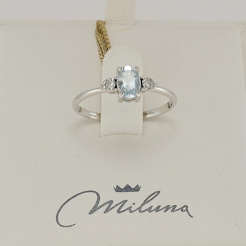Anello miluna acquamarina - anello, miluna,