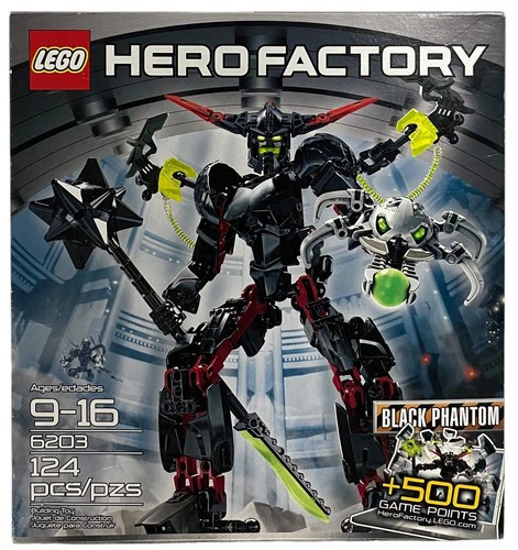 Lego 6203 hero factory - lego, black