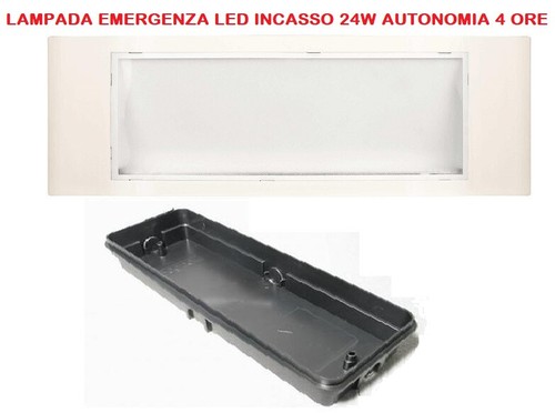 Lampada emergenza led incasso - lampada,