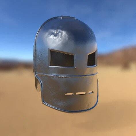 Iron man mk1 cosplay helmet - iron,