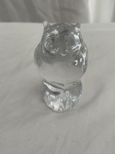 Statuina gufo cristallo di - in,