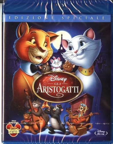 Gli aristogatti disney blu - gli,