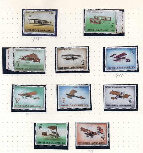 San marino 1962 old set - san,