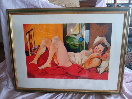 Quadro litografia guttuso - quadro,