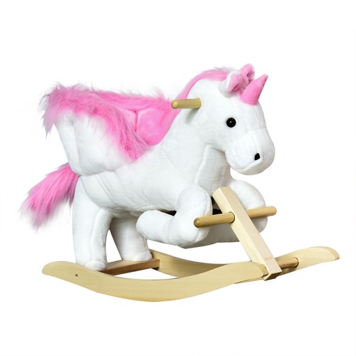 Cavallo dondolo unicorno con - a,