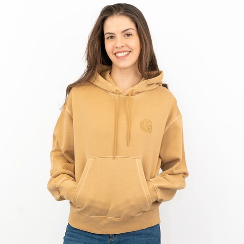 Felpa donna carhartt wip beige - wip,
