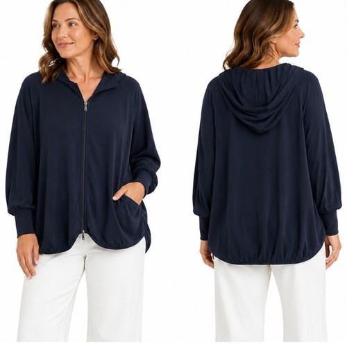 Giacca con cappuccio zip - con, e