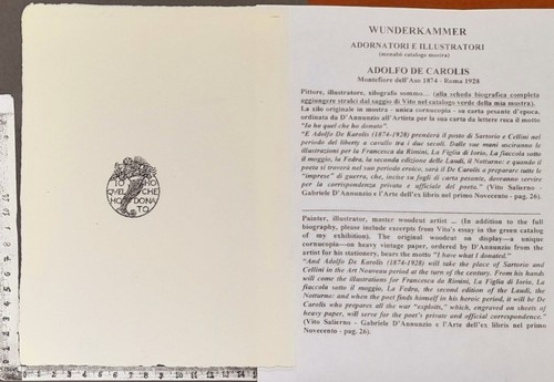 Wunderkammer exlibris 519 - wunderkammer,