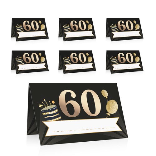 Segnaposto compleanno anni - compleanno, 60