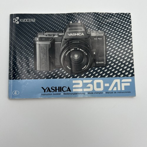 Yashica 230 manuale - 230-af, di