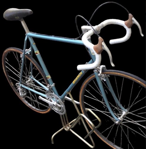 Bici corsa branca conservata - bici,