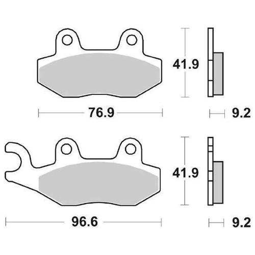 Coppia pastiglie freno 713hf - coppia,