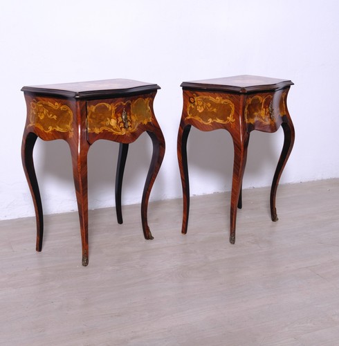 Coppia comodini stile luigi - coppia,