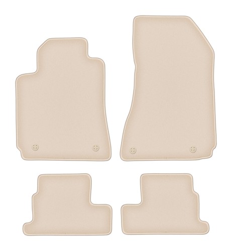 Set tappetini moquette - , beige