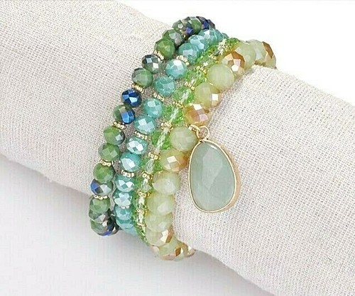 Bracciale donna perline - bracciale, da