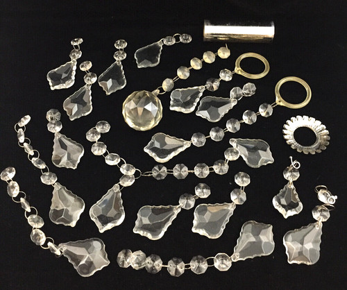 Chandelier parts crystal glass - parts,