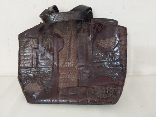Borsa marrone pelle - in,